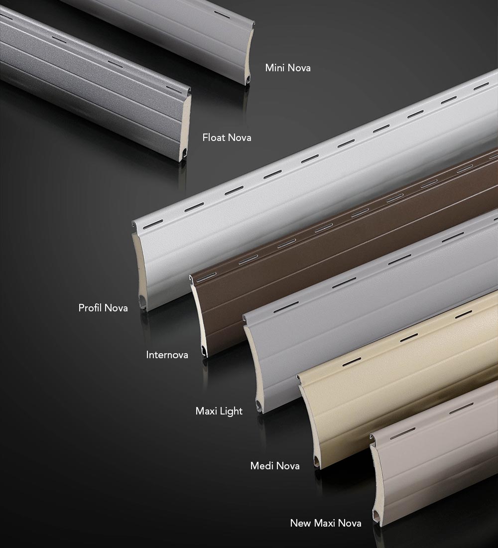 Avvolgibili in alluminio con poliuretano espanso media densità - Tapparelle in alluminio Piaveplastik